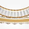 VEN HL 90W Závěsné svítidlo, těleso kov, povrch zlatá, detail krystaly, LED 90W, 6000lm, neutrální 4000K, 230V, Ra90, IP20, tř.1, rozměry d=805mm, vč závěs lanka l=1400mm, lze zkrátit. náhled 2