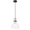 BARTE HL I 1x40W, E27 Závěsné svítidlo, základna kov, povrch černá, stínítko sklo čiré, pro žárovku 1x60W, E27, 230V, IP20, tř.1, rozměry d=200mm, h=250mm, vč závěs kabelu l=1250mm, lze zkrátit. náhled 1