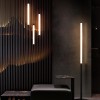 KAZI FL 18W Stojací lampa, těleso kov, povrch černá, difuzor plast opál, LED 18W, 2100lm, teplá 3000K, 230V, IP20, tř.2, rozměry d=260mm, h=1300mm. náhled 4