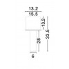 RICH 1x35W GU10 230V IP20 Stropní vestavné svítidlo, nastavitelný směr svícení, základna kov, těleso sádra, povrch černá, pro žárovku 1x35W, GU10, 230V, IP20, rozměry 60x155x330mm náhled 4