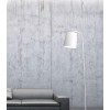 STABILE FLOOR Stojací lampa, základna kov, stínítko kov, povrch černá zvenku a bílá zevnitř, pro žárovku 1x60W, E27, 230V, IP20, rozměry d=300mm h=1880mm náhled 4