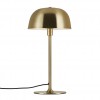 CERA Stolní lampa, kov, povrch zlatá, pro žárovku E14, max. 40W, včetně vypínače kabelu náhled 1