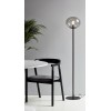 Alton Stojací lampa těleso kov, povrch černá, sklo kouřové, pro žárovku 1x25W, E27, 230V, IP20, rozměry h=1600mm, sklo d=276mm, včetně vypínače na kabelu náhled 10