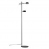 ROBOTTI FLOOR Stojací lampa, těleso kov, povrch černá, difuzor plast, LED 2x5W, 2x350lm, teplá 2700K, Ra80, 230V, IP20, tř.2,stínítko d=85mm, úhel otočení 130°,vč vypínače kabelu s textilním úpletem-černá, l=1500mm náhled 5