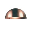 SCORPIUS Nástěnné svítidlo, těleso kov, stínítko kov galvanizovaná ocel, polokoule, pro žárovku 1x40W, E14, 230V, do koupelny IP23, tř.1, rozměry 100x200x100mm, svítí dolů náhled 4