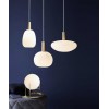 Alton Stolní lampa, těleso foukané sklo, povrch bílá opál s mosaznými nožkami, pro žárovku E14, max. 15W, 230V, IP20, tř.2, stínítko 200mm, vč záv kabelu s textilním úpletem - černá, l=1500mm náhled 5