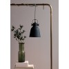 POTKURI 16 Závěsné svítidlo, těleso kov, povrch černá, pro žárovku E27, max 25W, 230V, IP20, tř.2, stínítko d=160mm, úhel otočení 180°, včetně závěsného kabelu s textilním úpletem - černobílá, l=2000mm náhled 9