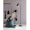 Adrian VÝPRODEJ Stojací lampa, těleso kov, povrch černá, pro žárovku E27, max 25W, 230V, IP20, tř.2, h=1510mm, stínítko d=125mm, úhel otočení 360°, včetně vypínače kabelu s textilním úpletem - černobílá,  náhled 11