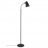 Adrian VÝPRODEJ Stojací lampa, těleso kov, povrch černá, pro žárovku E27, max 25W, 230V, IP20, tř.2, h=1510mm, stínítko d=125mm, úhel otočení 360°, včetně vypínače kabelu s textilním úpletem - černobílá,  náhled 2