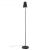Adrian VÝPRODEJ Stojací lampa, těleso kov, povrch černá, pro žárovku E27, max 25W, 230V, IP20, tř.2, h=1510mm, stínítko d=125mm, úhel otočení 360°, včetně vypínače kabelu s textilním úpletem - černobílá,  náhled 3