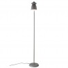 Adrian VÝPRODEJ Stojací lampa, těleso kov, povrch černá, pro žárovku E27, max 25W, 230V, IP20, tř.2, h=1510mm, stínítko d=125mm, úhel otočení 360°, včetně vypínače kabelu s textilním úpletem - černobílá,  náhled 4