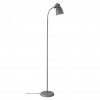 Adrian VÝPRODEJ Stojací lampa, těleso kov, povrch černá, pro žárovku E27, max 25W, 230V, IP20, tř.2, h=1510mm, stínítko d=125mm, úhel otočení 360°, včetně vypínače kabelu s textilním úpletem - černobílá,  náhled 5