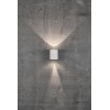 Canto 2 Nástěnné svítidlo interiérové/venkovní, těleso hliník, povrch bílá, difuzor plast, LED 2x6W, 500lm, teplá 2700K, Ra80, 230V, IP44, tř.1, rozměry 104x87mm, svítí nahoru/dolů, vyzařovací úhel 75° náhled 25