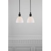 RAY PENDANT Závěsné svítidlo, základna kov chrom, difuzor sklo opál, pro žárovku 2x40W, E14, 230V, IP20, tř.2, rozměry 120x165mm, vč. závěsného kabelu 1800mm náhled 9