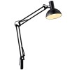 ARKI TABLE/CLAMP Stolní lampa se skřipcem, nastavitelný směr svícení, základna kov, stínítko kov černá, pro žárovku 1x60W, E27, 230V, IP20, tř.2, rozměry 250x200x520mm, přívodní kabel 1800mm náhled 4