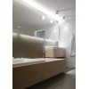 IP S4 VÝPRODEJ Stropní svítidlo, nastavitelný sklon svícení +-20°, těleso kov, nebo broušená ocel, difuzor plast, pro LED 1x8W, GU10 ES50, 230V, do koupelny IP44, tř.2, rozměry d=100mm, h=110mm náhled 6