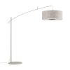 AKCIA FL I 1x25W E27 Stojací pokojová lampa, těleso kov, povrch béžová, stínítko textil béžová, difuzor plast opál, pro žárovku 1x25W, E27, 230V, IP20, rozměry d=650mm, h=2200mm, vypínač na kabelu. náhled 1