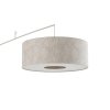 AKCIA FL I 1x25W E27 Stojací pokojová lampa, těleso kov, povrch béžová, stínítko textil béžová, difuzor plast opál, pro žárovku 1x25W, E27, 230V, IP20, rozměry d=650mm, h=2200mm, vypínač na kabelu. náhled 2