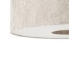 AKCIA FL I 1x25W E27 Stojací pokojová lampa, těleso kov, povrch béžová, stínítko textil béžová, difuzor plast opál, pro žárovku 1x25W, E27, 230V, IP20, rozměry d=650mm, h=2200mm, vypínač na kabelu. náhled 3