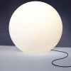 BERENIE Ball Záhradní venkovní svítidlo, základna kov, difuzor plast PE opál, pro žárovku 1x60W, E27, 230V, IP44, tř.1, rozměry d=450mm, h=400mm, vč napájecího kabelu l=3000mm náhled 5