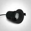 STRANG BI 12W IP65 Stropní, podhledové, bodové, Darklight, svítidlo, těleso kov, povrch černá, LED 12W, 1100lm, teplá 3000K, stmívatelné, 700mA, do koupelny IP65, tř.3, rozměry d=86mm, h=95mm, driver SAMOSTATNĚ náhled 2