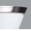 IN-22U7/264/DL15NELA Nástěnné svítidlo, základna kov, povrch bílá, límec nerez mat, difuzor sklo opál, pro žárovku 2x7W, E27 A60, 230V, IP43, 370x200x150mm náhled 3