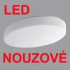 GEMINI LED NOUZOVÉ Stropní svítidlo, SA - běžné i nouzové svítidlo, doba trvání 3h, základna kov, povrch bílá, difuzor sklo triplex opál, LED 20W/29W, teplá 3000K nebo neutrální 4000K, 230V, zvýšené krytí IP43, tř.2, rozměry dle typu.