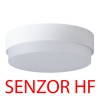 TRITON, IN-184 IP65 E27 2x25W senzor HF Stropní, průmyslové svítidlo, senzor HF, záběr 150°, dosah 8m, čas 10s-10min, zákl plast šedostříbrná, difuzor plast opál, pro žár 2x25W, E27, 230V, do koupelny IP65, IK10, tř.2, d=360mm, h=1 náhled 2