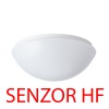 TITAN 1A LED-1L12C03KN32 SEZOR HF IP54 9W Stropní, přisazené svítidlo, senzor HF, záběr 150°, dosah 8m, čas 10s-10min, základna kov bílá, difuzor plast opál, LED 9W, 1080lm, teplá 3000K, 230V, do koupelny IP54, IK10, tř.1, d=220mm, h náhled 2