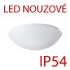 TITAN 1 LED-1L14C03KN62 NOUZOVÉ IP54 15W Nouzové svítidlo, SA - výdrž 3h, základna kov, povrch bílá, difuzor plast opál, LED 15W, 2110lm, neutrální 4000K, 230V, zvýšené krytí IP54, IK10, tř.1, d=300mm, h=105mm náhled 2