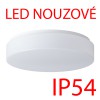 DELIA 1 LED-1L14C03KN62 NOUZOVÉ IP54 15W Nouzové svítidlo, SA - výdrž 3h, základna kov, povrch bílá, difuzor plast PMMA opál, LED 15W, 2000lm, teplá 3000K, 230V, zvýšené krytí IP54, tř.1, d=300mm, h=75mm náhled 2