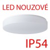 DELIA 2 LED-1L16C07KN83 NOUZOVÉ IP54 28W Nouzové svítidlo, SA - výdrž 3h, základna kov, povrch bílá, difuzor plast PMMA opál, LED 28W, 3690lm, teplá 3000K, 230V, zvýšené krytí IP54, tř.1, d=400mm, h=80mm náhled 2