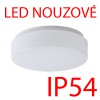 DELIA 1A LED-NZ1W NOUZOVÉ IP54 1W Nouzové svítidlo, SE - výdrž 3h, základna kov, povrch bílá, difuzor plast opál, LED 1W, 150lm, neutrální 4000K, 230V, zvýšené krytí IP54, IK10, tř.1, rozměry d=220mm, h=70mm náhled 2