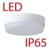 TRITON 1 LED-1L14C03 IP65 DALI 15W Stropní, průmyslové svítidlo, základna polykarbonát plast, povrch bílá, difuzor plast opál, LED 15W, 2000lm, teplá 3000K, stmív DALI, 230V, do koupelny IP65, IK10, tř.2, d=280mm, h=95mm náhled 2