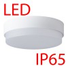 TRITON 2 LED-1L15C07/IN-184 IP65 21W DALI Stropní, průmyslové svítidlo, základna polykarbonát plast, povrch bílá, difuzor plast opál, LED 21W, 2920lm, neutrální 4000K, stmív DALI, 230V, do koupelny IP65, IK10, tř.2, rozměry d=360mm,  náhled 2