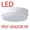 TRITON 2 LED-1L15C07/IN-184 IP65 29W senzor HF Stropní, průmyslové svítidlo, senzor HF, záběr 150°, dosah 8m, čas 10s-10min,zákl plast šedostříbrná, dif plast opál, LED 29W, 3880lm, teplá 3000K,230V, do koupelny IP65, IK10, tř.2, d=360mm, náhled 2