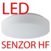 EDNA 2 LED-1L12C03K53/022 15W IP43 senzor HF Stropní, přisazené svítidlo, senzor HF, záběr 150°, dosah 8m, čas 10s-10min, základna kov bílá, difuzor sklo opál, LED 15W, 2000lm, teplá 3000K, 230V, zvýš krytí IP43, tř.2, d=280mm, h=105mm náhled 3