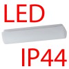 SYLVIA 1A LED-1L28C03U11/131 11W IP44 Stropní, přisazené svítidlo, základna kov, povrch bílá, difuzor sklo triplex opál, LED 11W, 1380lm, teplá 3000K, 230V, do koupelny IP44, tř.2, 75x105x380mm náhled 2