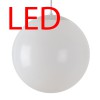 ISIS P3 LED-5L06C06Z11 29W D=400mm Závěsné svítidlo, základna kov, povrch nerez broušená, difuzor PE opál, LED 29W, 3900lm, teplá 3000K, 230V, IP40, tř.1, d=400mm, vč tyčového závěsu l=600mm náhled 2