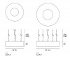 SATURNO ZÁVĚSNÉ černá Závěsné svítidlo, základna kov, povrch nikl matný, stínítko textil černá, pro žárovku 6x40W, E27, 230V, IP20, rozměry d=1100mm, h=220mm, vč. závěs lanka h=3500mm náhled 2