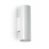 ONDYA nástěnné BODOVÉ svítidlo Nástěnné přisazené bodové svítidlo, těleso kov, povrch bílá, LED 2x 7W, 550lm, GU10, teplá 3000K, 230V, IP20, rozměry: d=70mm, h=220mm, svítí nahoru/dolu náhled 1
