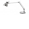 AMIENS stolní lampa Stolní lampa, materiál hliník, povrch chrom, pro žárovku 1x40W, E27, 230V, IP20, tř.2, dvě ramena 410 + 410mm, hlavice d=130mm, vypínač na kabelu náhled 1