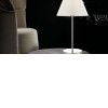 SOFT 1X15W E27 stolní Stolní dekorativní lampa, materiál kov, povrch chrom, stínítko bílá, pro žárovku 1x15W, E27, 230V, IP20, tř.2, rozměry d=330mm, h=540mm náhled 3