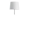 SOFT 1X20W E27 Stojací pokojová lampa, materiál kov, povrch chrom, stínítko textil bílá, pro žárovku 1x20W, E27, 230V, IP20, tř.2, rozměry d=350mm, h=1600mm náhled 1