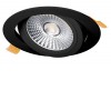 UMA R LED 18W Stropní podhledové bodové svítidlo, výklopné +-20°, těleso hliník, povrch bílá, LED 18W, 1260lm, teplá 3000K, vyzař úhel 90°, Ra80, stmívatelné DALI, 230V, IP20, d=155mm, h=33mm náhled 3