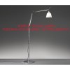 TOLOMEO TERRA Podlahový stojan s prodloužením pro stolní lampu, těleso hliník, povrch leštěný, h=1030mm, d=330mm náhled 3