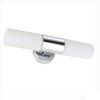 DORNA 2x40W IP44 KOUPELNOVÉ Nástěnné svítidlo těleso kov, povrch chrom lesk, difuzor sklo mat, pro žárovku 2x40W, E14, C35, 230V, do koupelny IP44, d=80mm, l=330mm, h=105mm náhled 1