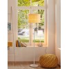 CONFLUO TL 1x20W, E27 Stolní lampa, těleso kov bílá a dřevo světlé, stínítko textil bílá, 1x20W, E27, 230V, IP20, tř.2, rozměry d=155mm, h=400mm, vypínač na kabelu. náhled 3