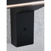 CRAECIO WL I 6W, IP44, PIR Venkovní nástěnné svítidlo, nastav. sklon svícení, PIR senzor pohybu, záběr 120°, dosah 3-8m, kov, černá antracit, dif plast opál, LED 6W, 450lm, teplá 2700K, IP44, tř.2, 227x164x159mm, svítí dolů. náhled 4