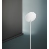 MUNDER Stojací lampa, nastavitelný směr svícení, těleso kov, povrch černá mat, difuzor plast opál, LED 24W, 1900lm, teplá 3000K, stmívatelné, 230V, IP20, rozměry d=280mm, h=1830mm, vč vypínače na tělese. náhled 2